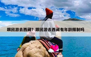 跟团游去西藏？跟团游去西藏有年龄限制吗
