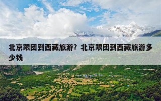 北京跟团到西藏旅游？北京跟团到西藏旅游多少钱