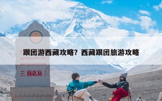 跟团游西藏攻略？西藏跟团旅游攻略