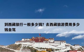 到西藏旅行一般多少钱？去西藏旅游费用多少钱自驾
