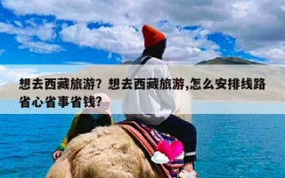 想去西藏旅游？想去西藏旅游,怎么安排线路省心省事省钱?