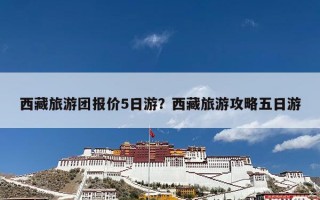西藏旅游团报价5日游？西藏旅游攻略五日游