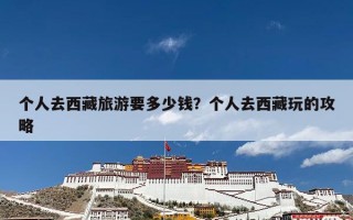 个人去西藏旅游要多少钱？个人去西藏玩的攻略